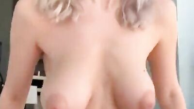 Busty amateur princess rides cock